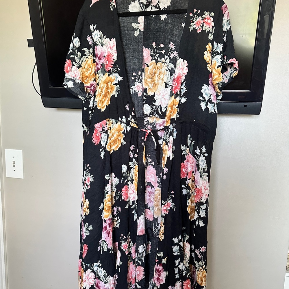 Torrid tie waist kimono